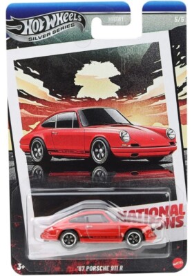 NEW Hot Wheels Silver Series Vintage Racing 67 PORSCHE 911 R 1:64