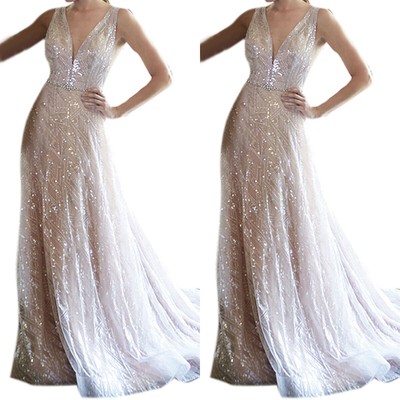 deep v neck maxi dress