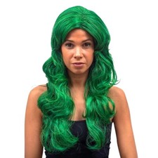 Peluca Disfraz de Comic Con Juegos con disfraces de Halloween de She Hulk Marvel para mujer