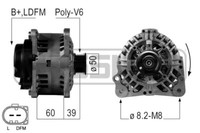 Messmer Lichtmaschine Generator 90A 14V FüR VW Polo 1.2 12V 1.4 TSI RS