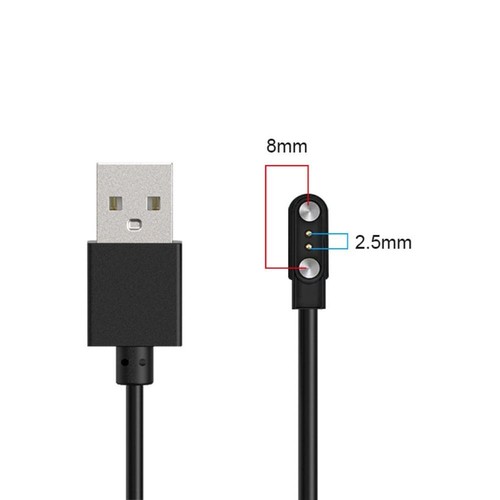 Universal USB Power Charger Magnetic Charging Smart Watch Charger 2 Pin - Picture 2 of 9