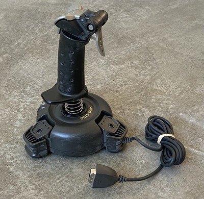 Saitek ST50 Joystick Controller Stick Throttle For Computer PC Video Games VTG