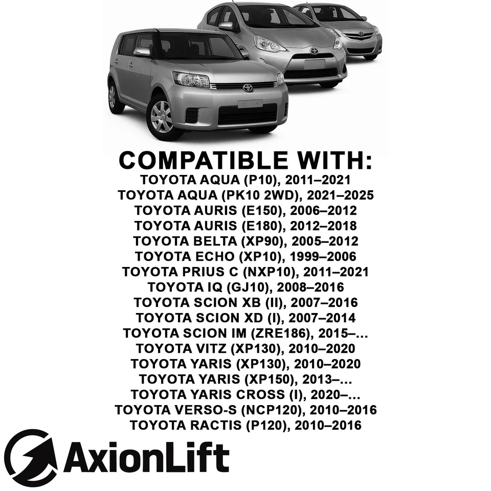 0.8 inch 20mm Rear Coil Spacers Lift Kit for Toyota Aqua PriusC Echo Belta XA - Imagem 2 de 4