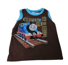 Vintage Thomas And Friends Tank Top Size 24mo Brown Thomas The Train