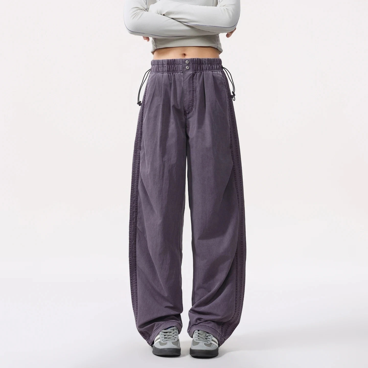 Men Summer Lightweight Cargo Pants Quick Dry American Streetwear Track Pa