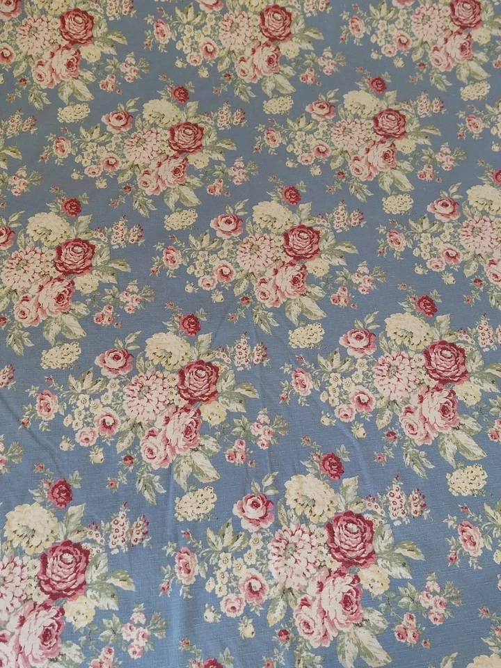 Vintage Eddie Bauer Home Full Duvet Cover 100% Cotton Made In USA 90s Floral - Image 3 of 4