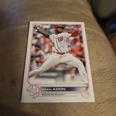 2022 Topps Series 2 Baseball Joan Adon Base RC #360 Washington Nationals