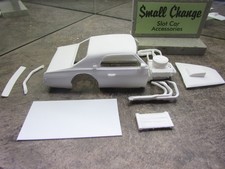 NEW 1/24 3D PRINTED '71 COUGAR RACE SLOT CAR / MODEL BODY. FREE SHIPPING.