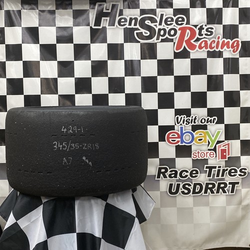 429-1 USDRRT HOOSIER DOT AutoX / Road Race Tires  345/35 ZR18  A7