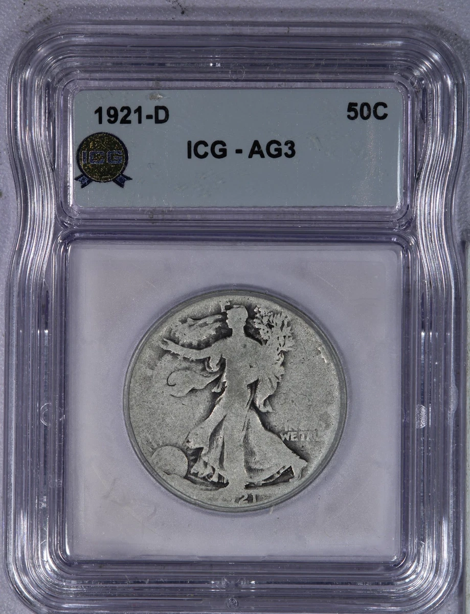1921 D Walking Liberty Half Dollar for sale | eBay