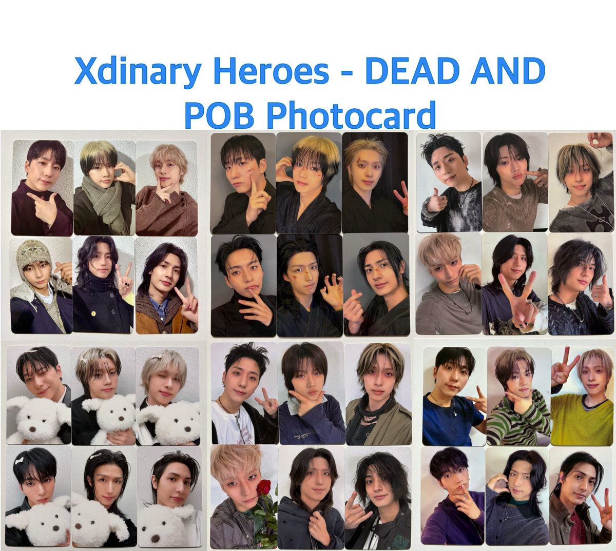 Xdinary Heroes] DEAD AND POB Photocard | eBay