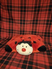 Pillow Pets Pee Wee Ladybug 11 Red Black MS Lady Bug Soft Stuffed Plush