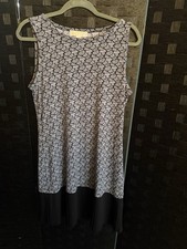 Michael Kors Sleeveless Paisley Print Pleated Hem Dress Size M