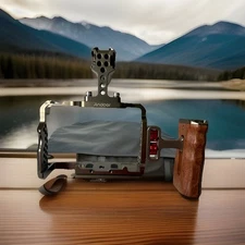 Camera Cage Kit W/ Top Handle Side Handgrip for Sony A7R III/ A7 II/ A7III F5R3