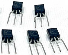 2N3904 NPN Transistor - 200 pcs NOS Fairchild Quality parts USA Seller Fast Ship