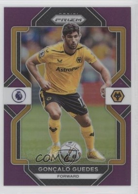2022-23 Panini Prizm Premier League Purple Prizm 22/49 Goncalo Guedes #246 11mg
