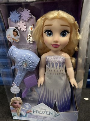 Disney Princess Frozen 2 ''Get Ready with Me'' Large Elsa Doll & Hair Styling Set