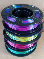 3D Printer Filament Silk Tricolor PLA 1.75mm 1kg (4x250g) - YOUSU