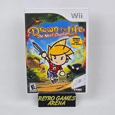 Drawn to Life: The Next Chapter (Nintendo Wii) Case & Disc TESTED