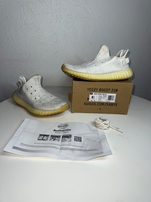8.5M Yeezy Boost 350 V2 Cream 1 Lace Missing