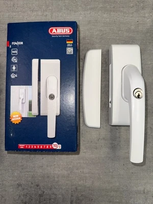 ABUS FO400N Fenstergriff-Schloss, weiß oder braun - Bild 1 von 3
