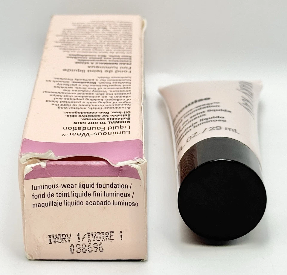 Mary Kay Luminous-Wear Liquid Foundation Ivory 1 - 038696 Normal to Dry Skin 1oz - Image 3 of 3