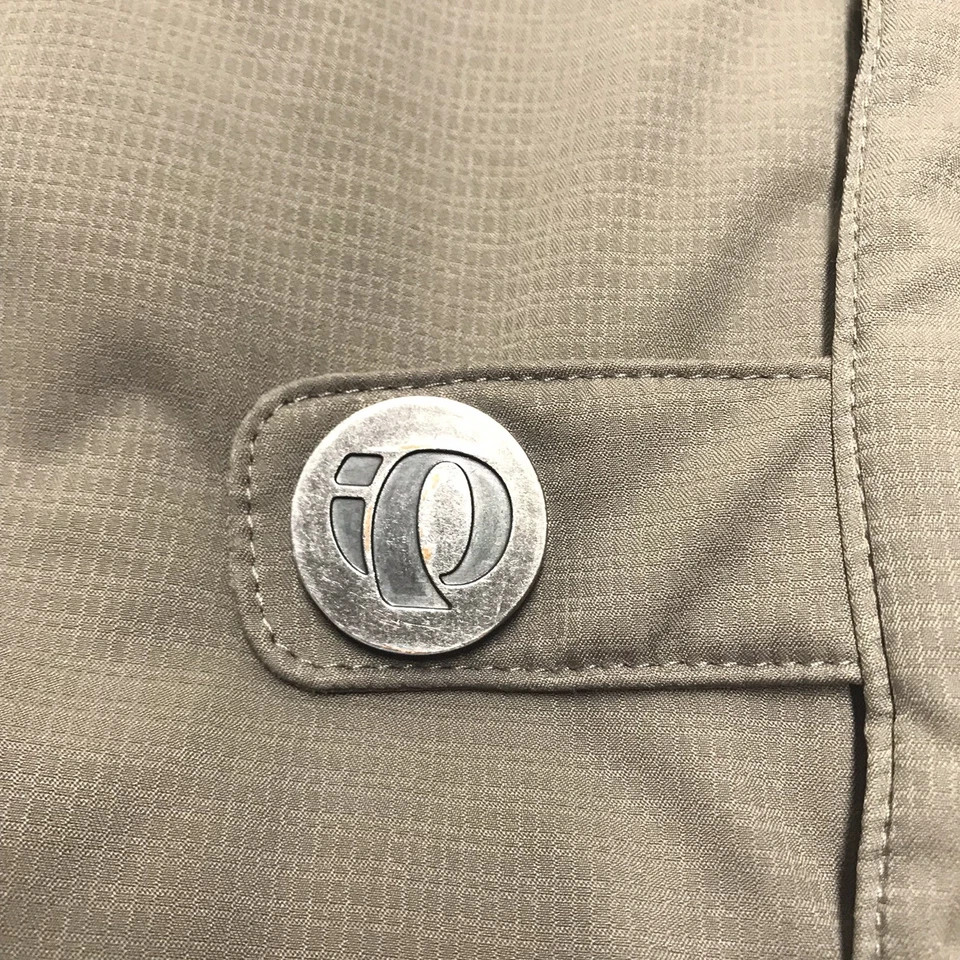 Pearl Izumi Cycling Quilted Vest Full Zip With Buttons Brown Size Medium - Image 2 of 4