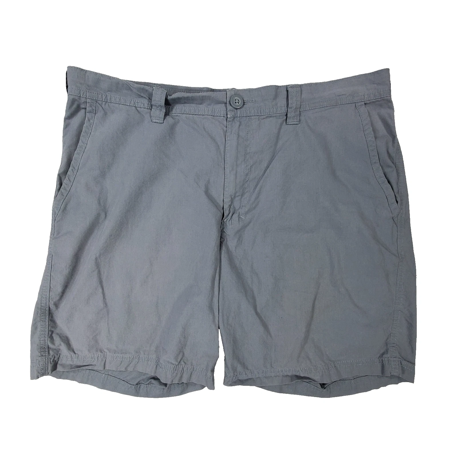 Columbia Shorts Mens 36x8 Gray Outdoor Hiking Lightweight Cotton Casual