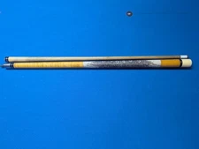 Helmstetter Billiard Cue Wood Decorative Design 1985 1986 with Balance Light
