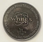 Vintage Whites Treasure Hunters Metal Detector 1 Troy Ounce .999 Silver Round