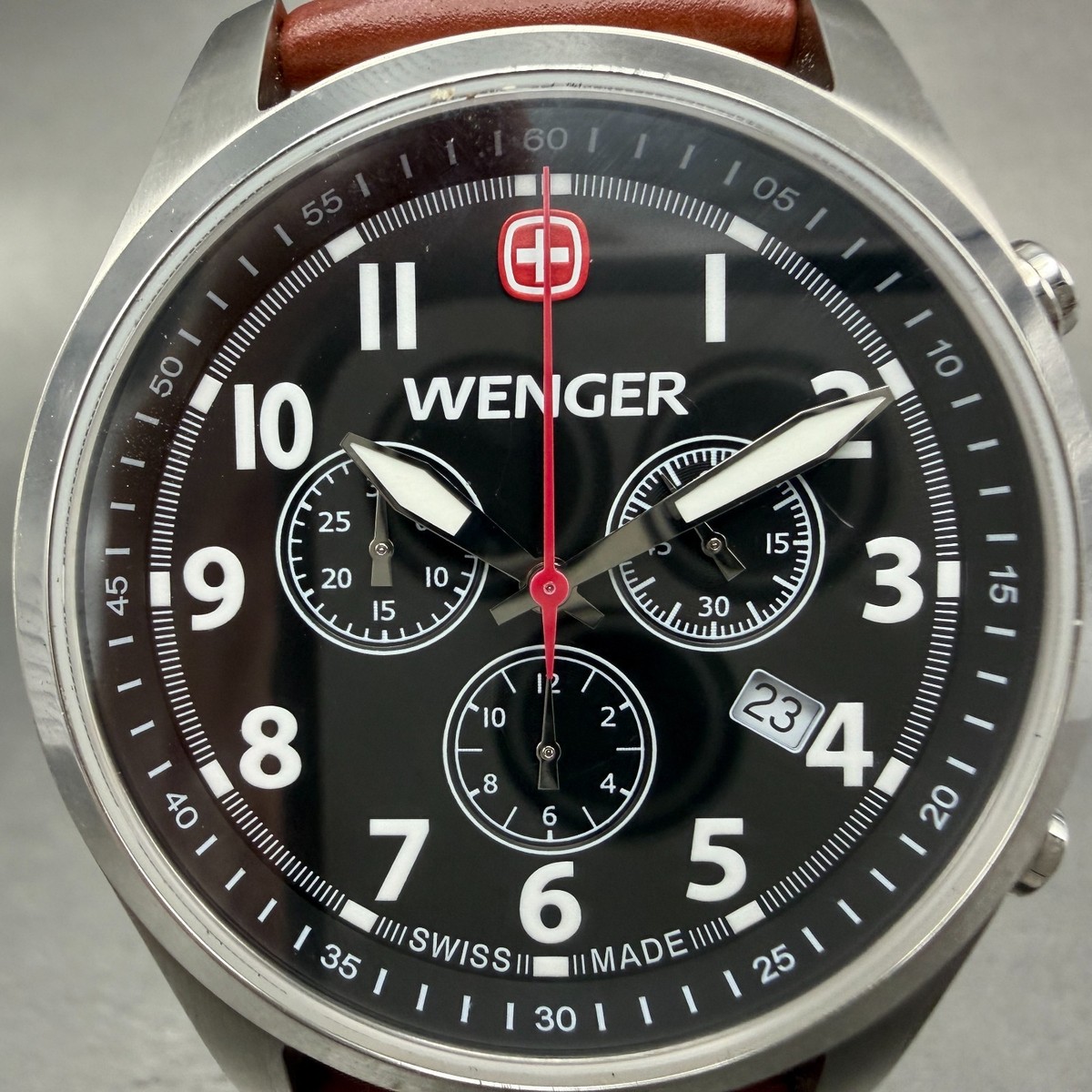 WENGER Terragraph Men's Watch, 43 mm, Swiss Made