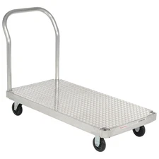 Platform Truck with Diamond Deck Aluminum 48 x 24 1000 Lb. Cap.