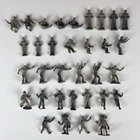 Marx Gray Vinyl Tom Corbett Space Academy Figures Cadets & Aliens Lot 1952