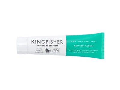 Kingfisher Natural Toothpaste - Mint mit Fluorid 100ml