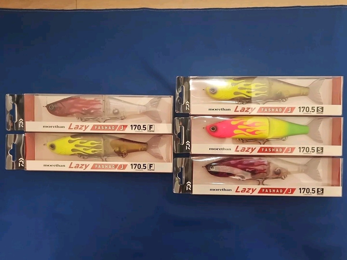 Daiwa Morethan Lazy Fashad J Hard Lure Floating Sinking Unused New