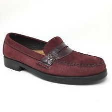 GH Bass  Co Weejuns Limited Edition Loafers Flats Shoes Womens Size 7 Burgundy