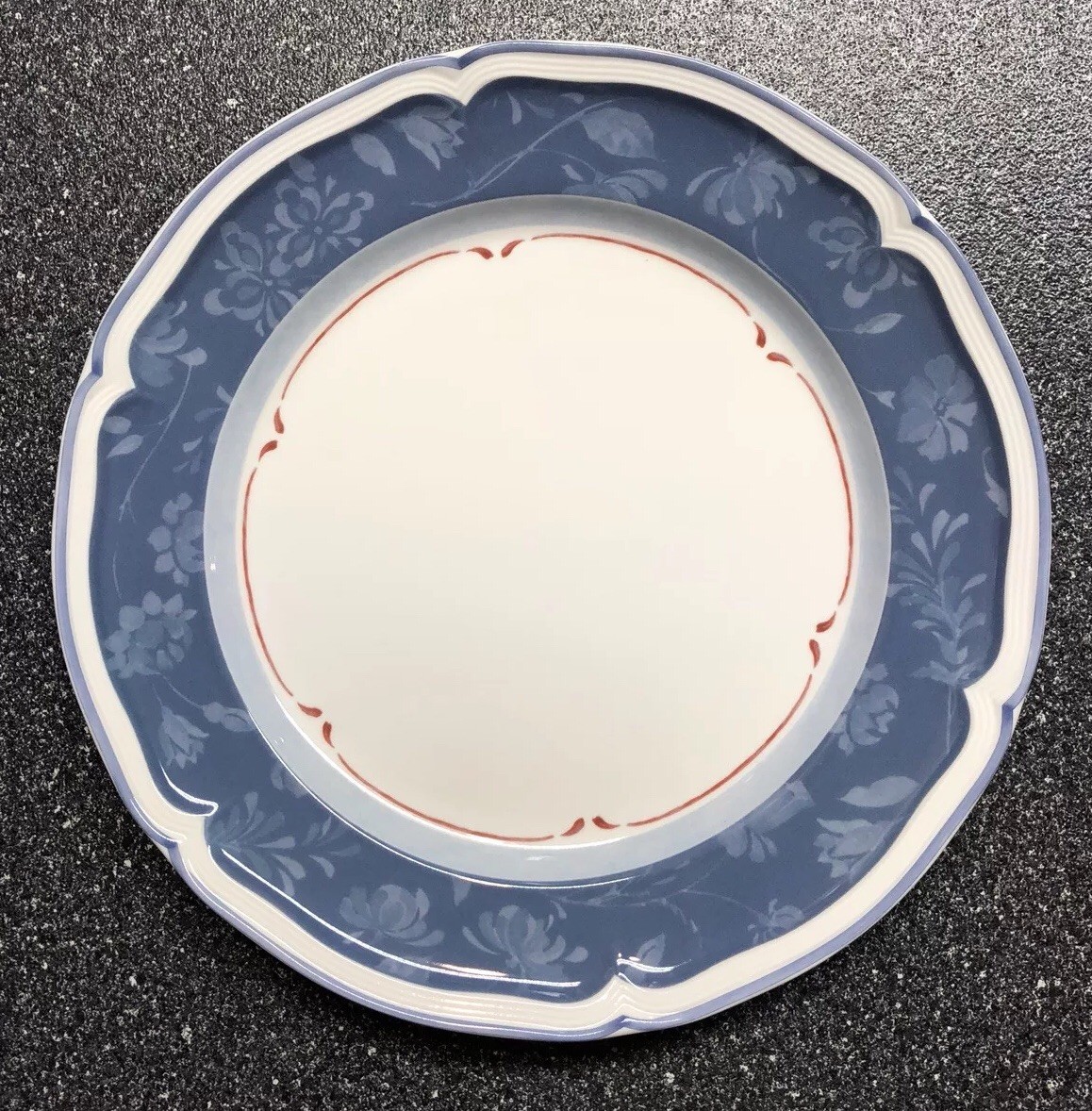 Villeroy Boch Country Collection Cottage Blue Dinner Plate ~new