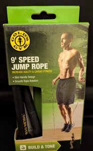 GOLD'S GYM: 9' SPEED JUMP ROPE. NEW in Packaging! FREE SHIPPING!  