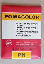 Vintage Czechoslovakian Color Glossy Photo Paper Fomacolor 25sheets 10.5x14.8cm