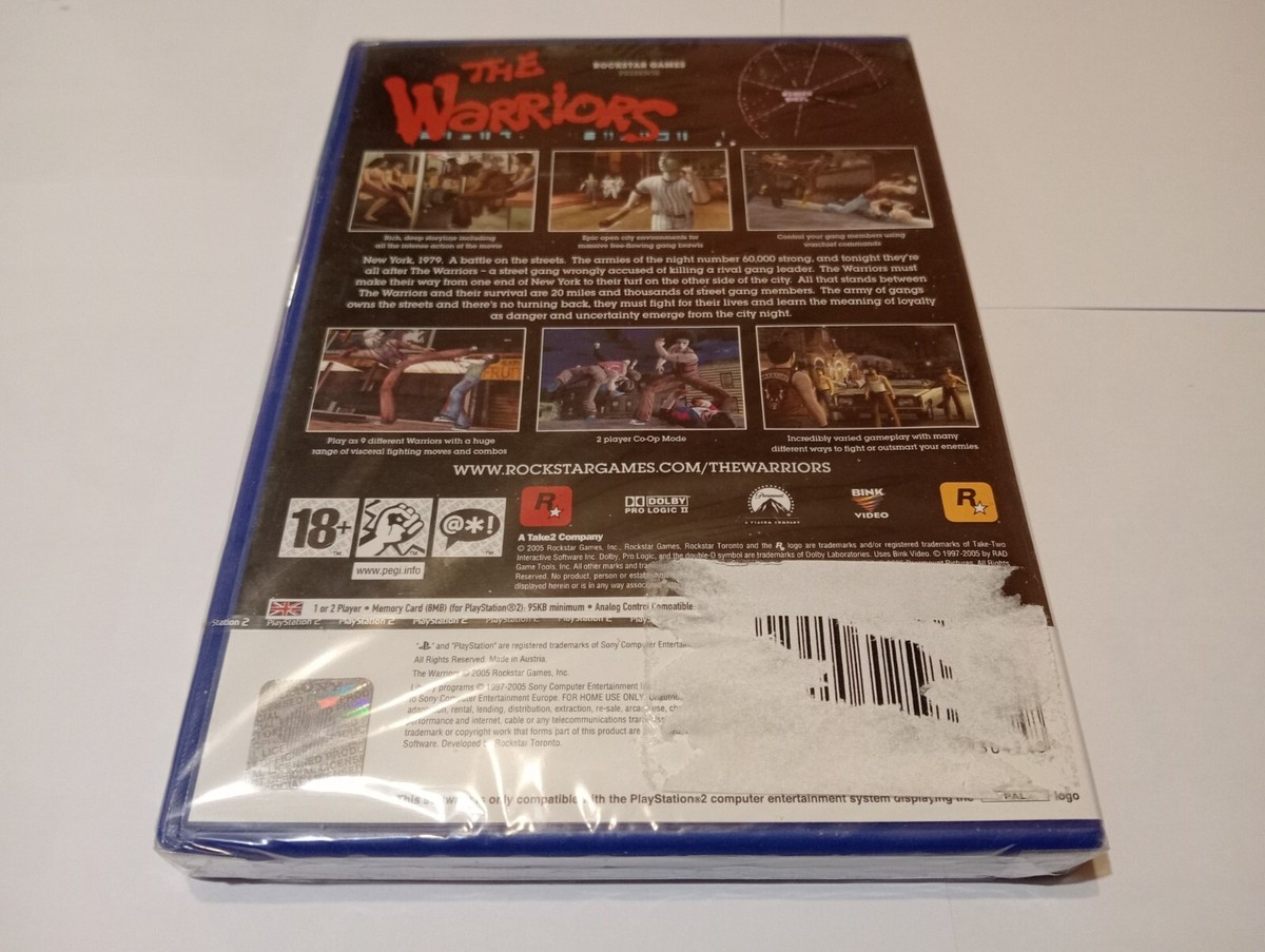 Jeu PS2 THE WARRIORS - Version PAL Avec Notice, En Très Bon état (TBE)