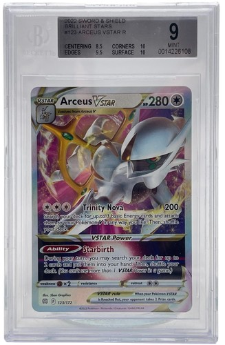 Arceus VSTAR graded BGS 9 for sale on eBay