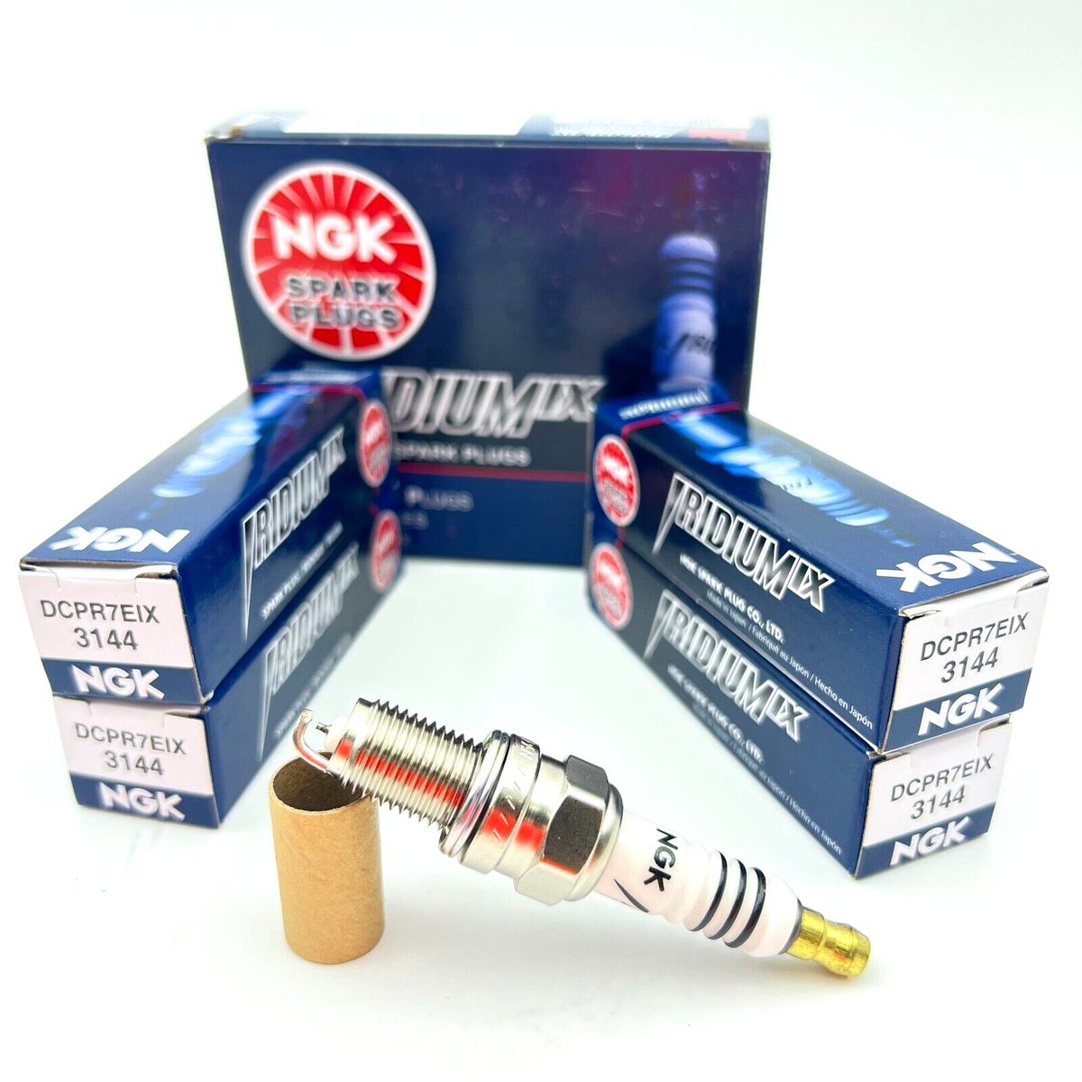 4x NGK 3144 DCPR7EIX 6046 Iridium IX Spark Plug for CHEVROLET 