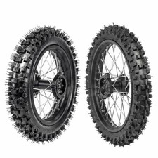 Llanta 15mm Delantera 60/100-14 Trasera 80/100-12 Llanta 1.40x14 1.85x12 Pit Dirt Bike