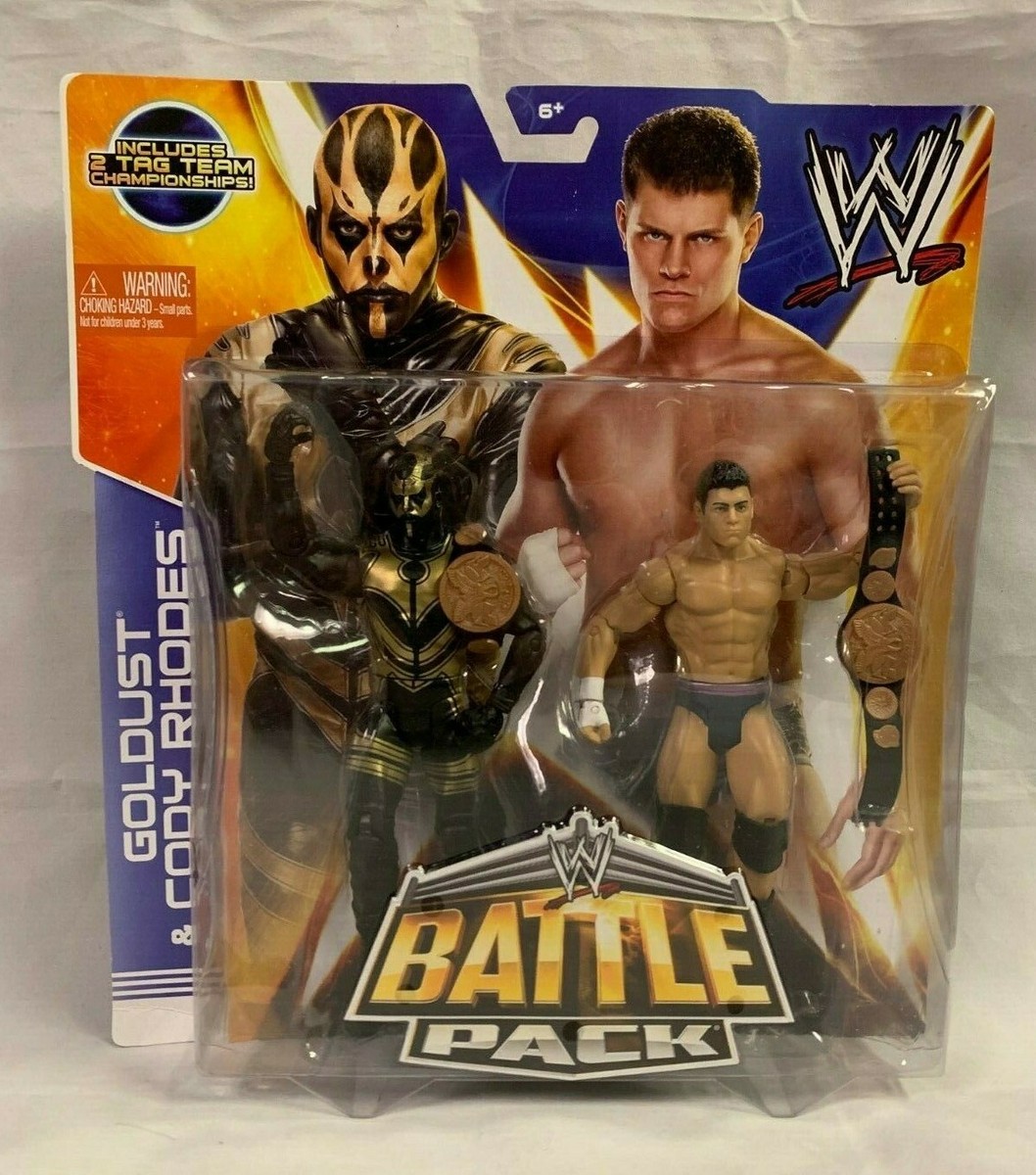 WWE Mattel Battle Pack Goldust & Cody Rhodes NIP WWF WCW ECW | eBay