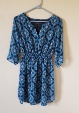 EnFocus Studio Dress Womens Size 8 Blue Preppy Career