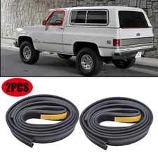 2x Front Window Glass Run Channel PVC Weatherstrip Seal For Chevrolet GMC Blazer