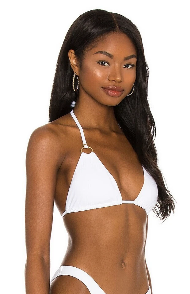 Top de triatlón de natación Cosmo acanalado blanco Vitamin A L115005 para mujer talla 10L Foto 2 de 3