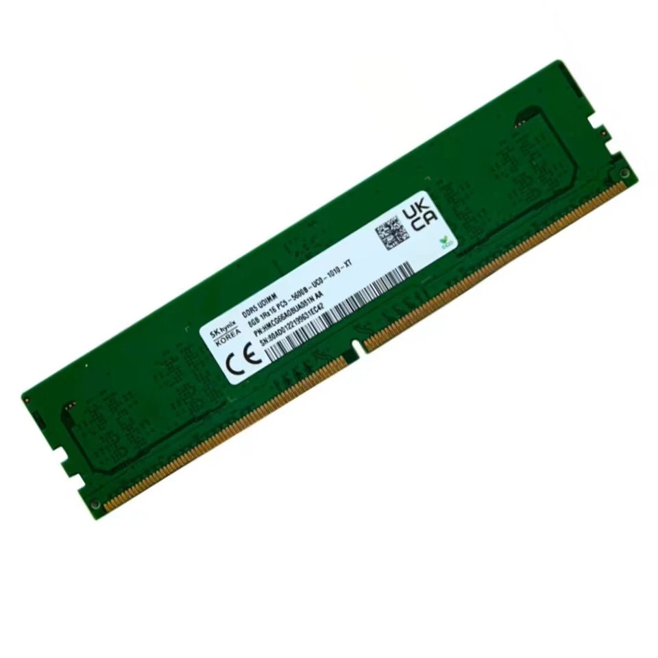 Hynix 16GB (2X8GB) DDR5 5600MHz PC5-44800 1RX16 UDIMM Memory Ram HMCG66AGBUA081N - Image 4 of 4