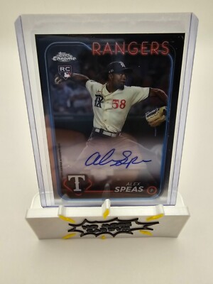 2024 Topps Chrome - Rookie Autographs #RA-ASP Alex Speas (AU, RC)