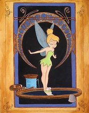 Tink's Reflection - Tricia Buchanan-Benson - Limited Edition Giclee on Canvas